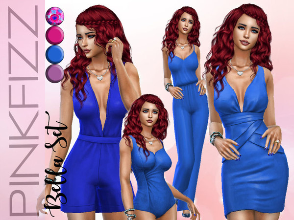 Sims 4 Bella Set by Pinkfizzzzz at TSR