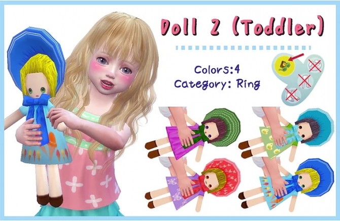 Sims 4 Doll for toddlers + poses at A luckyday
