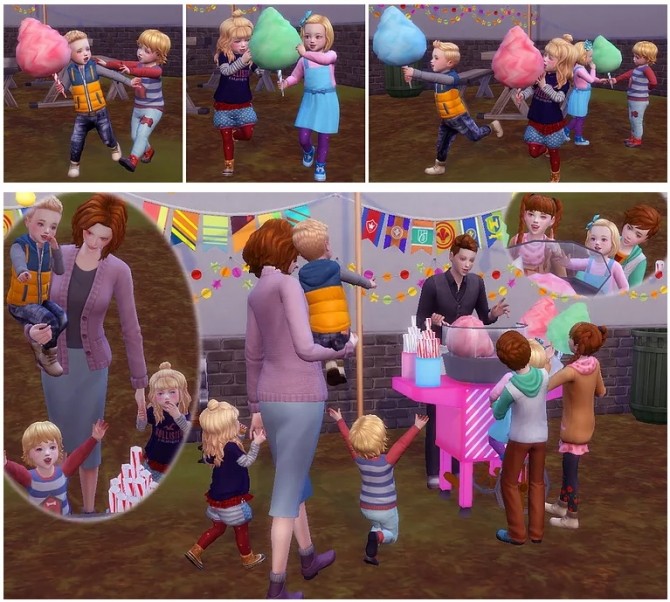 Sims 4 Cotton Candy Pose at A luckyday