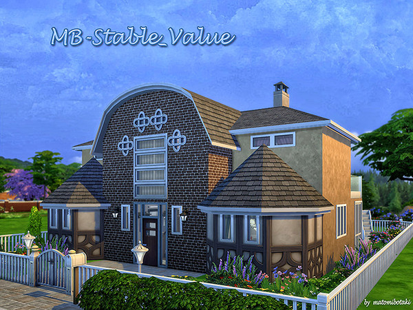 Sims 4 MB Stable Value house by matomibotaki at TSR