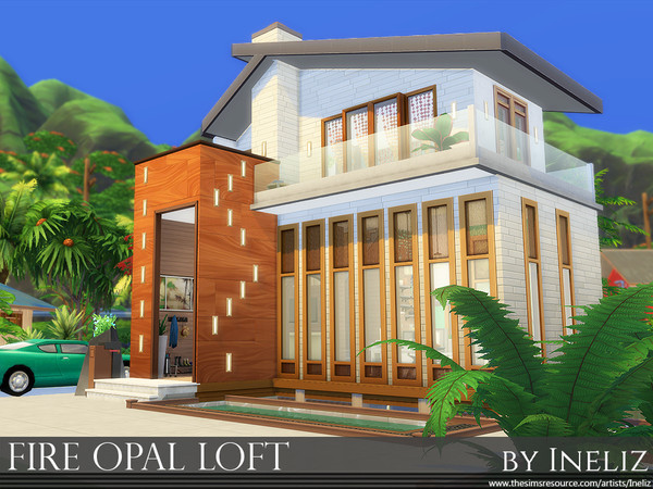 Sims 4 Fire Opal Loft by Ineliz at TSR