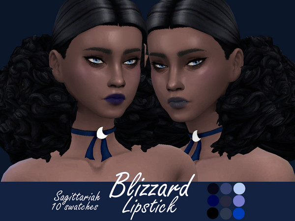 Sims 4 Blizzard Lipstick by Sagittariah at TSR