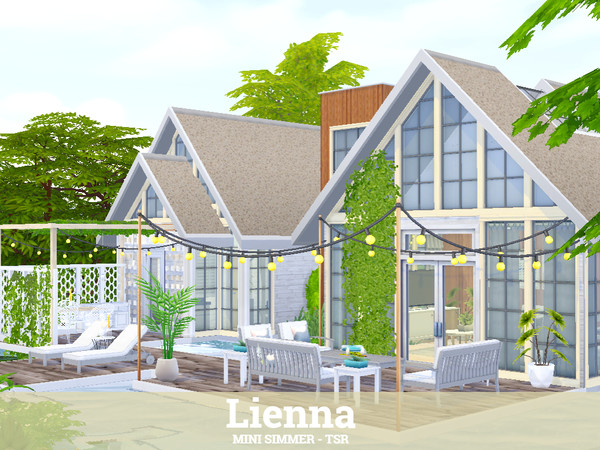 Sims 4 Lienna small lake house by Mini Simmer at TSR