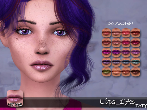 Sims 4 Lips 173 by tatygagg at TSR