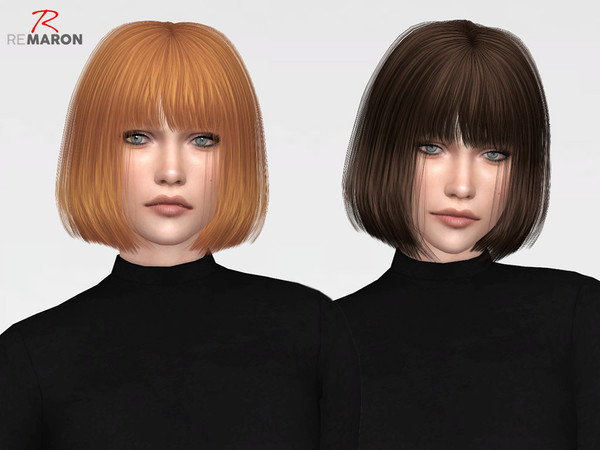 Sims 4 Crown Hair Retexture by remaron at TSR