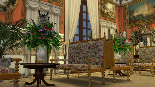 Sims 4 Louis XIII Sofa & Armchair at Regal Sims