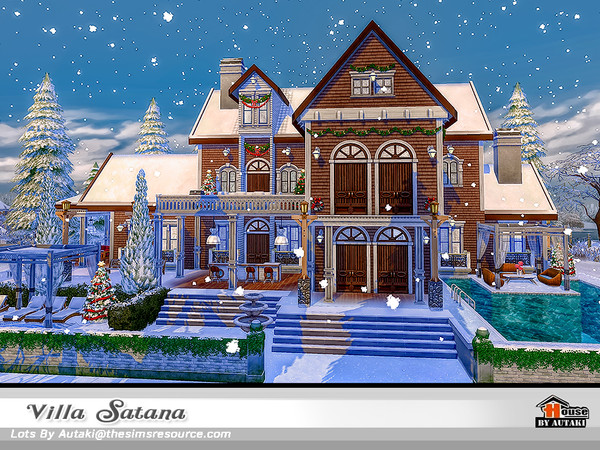 Sims 4 Villa Satana by autaki at TSR