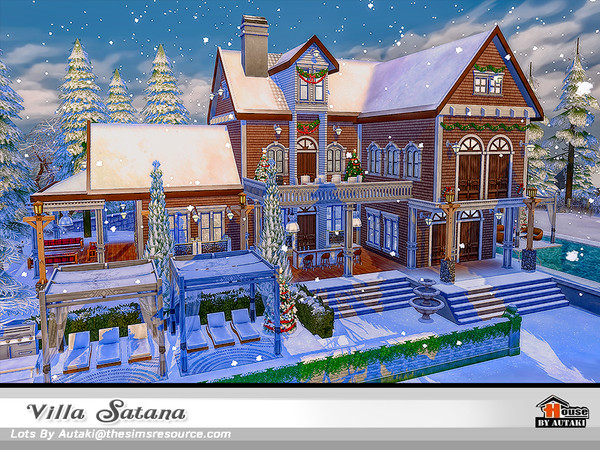 Sims 4 Villa Satana by autaki at TSR