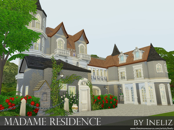 Sims 4 Madame Residence by Ineliz at TSR