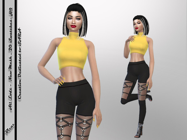 Sims 4 Crop Top 020 by pizazz at TSR