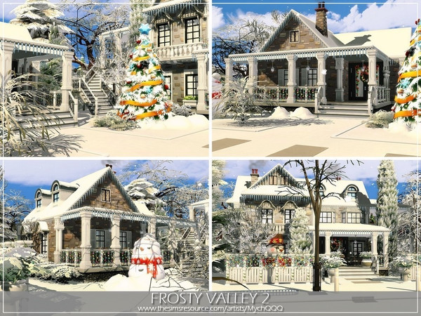 Sims 4 Frosty Valley 2 house by MychQQQ at TSR