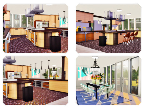 Sims 4 Yaga modern home by marychabb at TSR