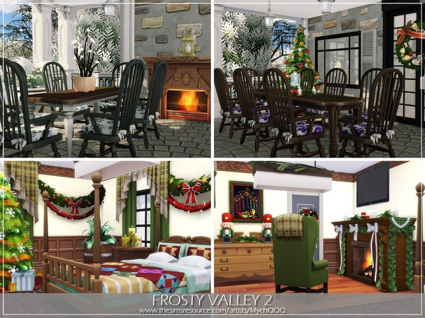 Sims 4 Frosty Valley 2 house by MychQQQ at TSR