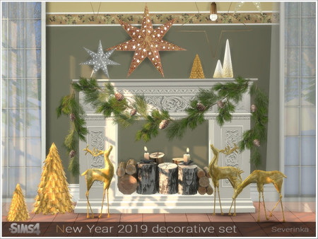 New Year 2019 decorative set by Severinka at TSR