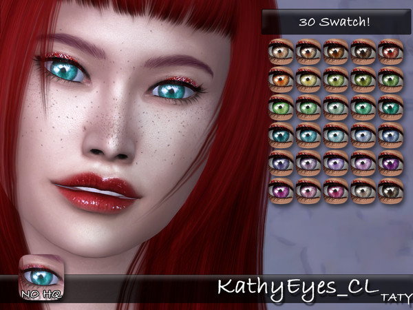 Sims 4 Kathy Eyes CL by tatygagg at TSR