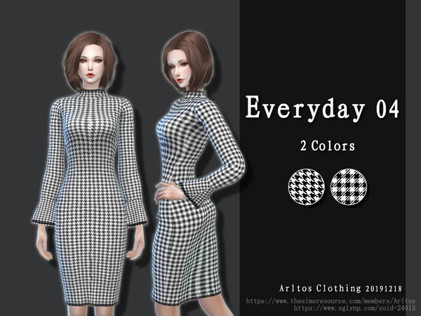Sims 4 Everyday 04 outfit by Arltos at TSR
