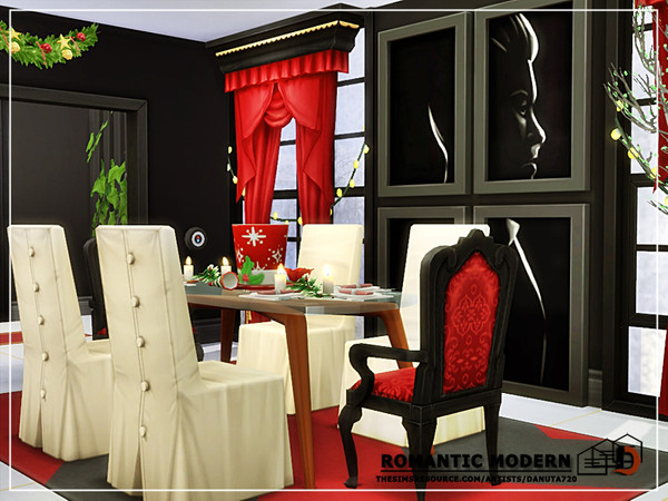 Sims 4 Romantic modern home by Danuta720 at TSR