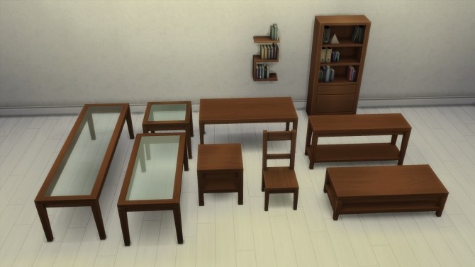Sims 4 Tabula Rasa Living Room Matching Recolors by simsi45 at Mod The Sims