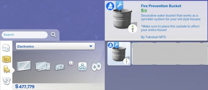 Sims 4 Water Bucket Sprinkler System by Teknikah at Mod The Sims