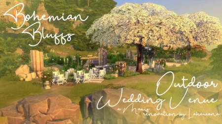 Bohemian Bluffs Outdoor Wedding Venue by Lahawana at Mod The Sims