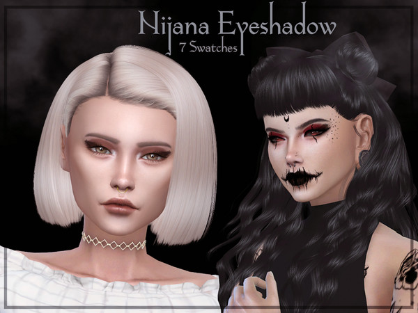 Sims 4 Nijana Eyeshadow by Reevaly at TSR