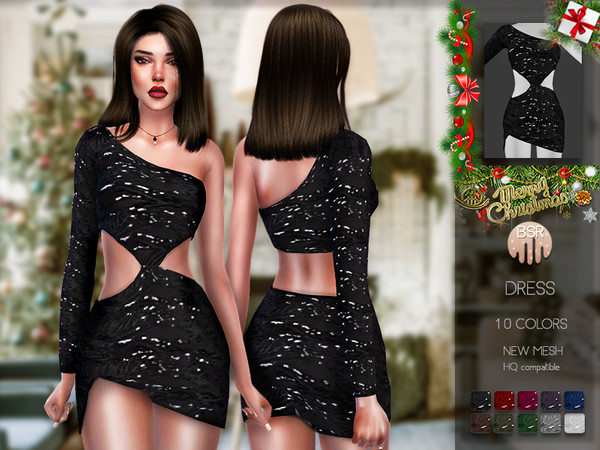 Sims 4 Dress BD165 by busra tr at TSR