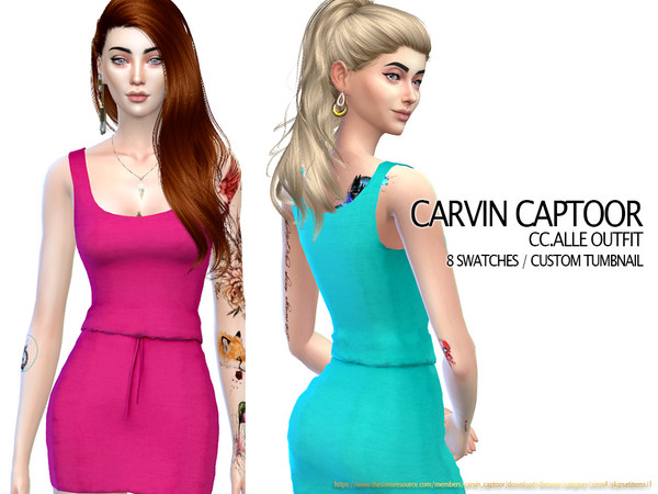 Sims 4 Alle Outfit by carvin captoor at TSR