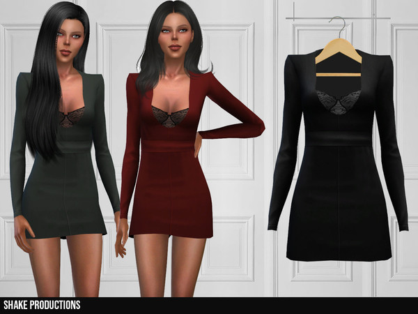 Sims 4 349 Dress by ShakeProductions at TSR