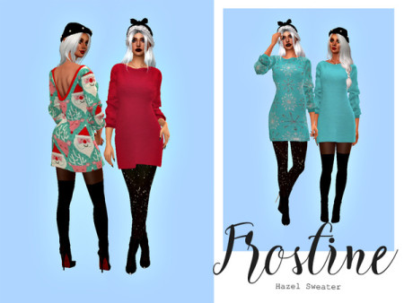 Frostine Hazel Sweater Dress by HazelsCloset at TSR