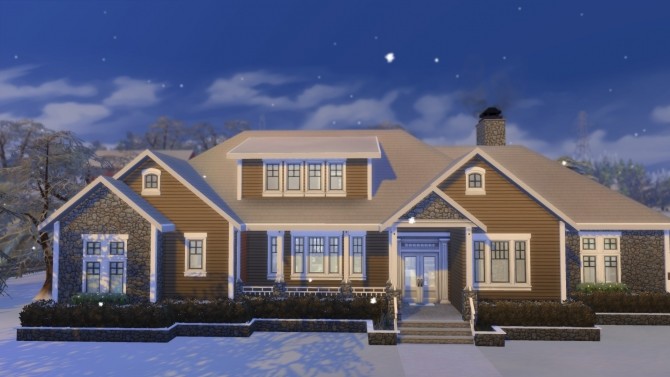 Sims 4 Family Craftsman home by RayanStar at Mod The Sims