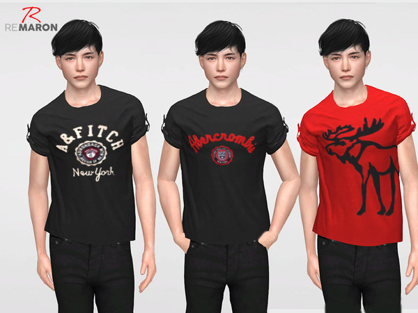 Sims 4 AF Shirt for men by remaron at TSR