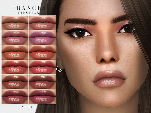 Sims 4 Frances Lipstick by Merci at TSR