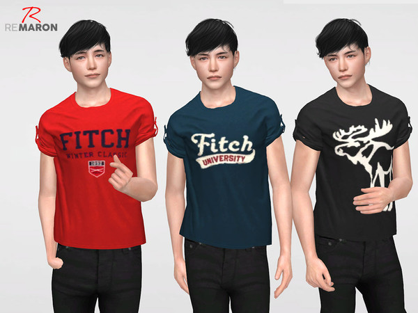 Sims 4 AF Shirt for men by remaron at TSR