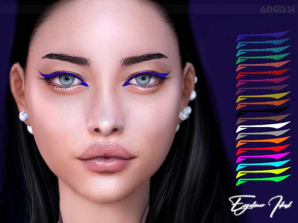 Sims 4 Ideal eyeliner by ANGISSI at TSR