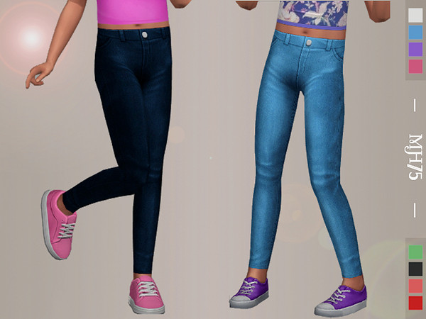 Sims 4 Lil Sims Cool Jeans Child by Margeh 75 at TSR