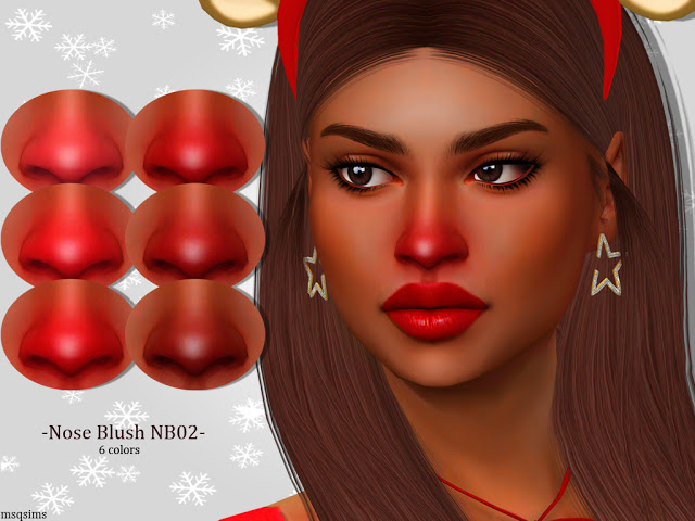 Sims 4 Nose Blush NB02 at MSQ Sims