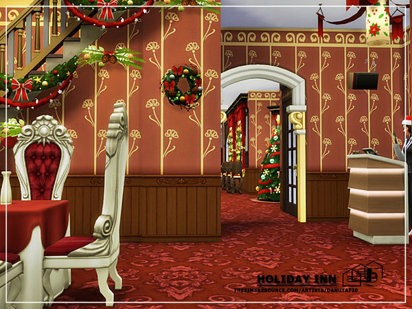 Sims 4 Holiday Inn by Danuta720 at TSR