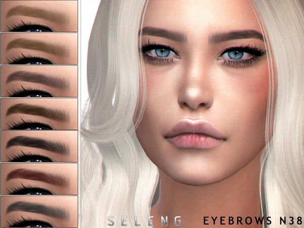 Sims 4 Eyebrows N38 by Seleng at TSR