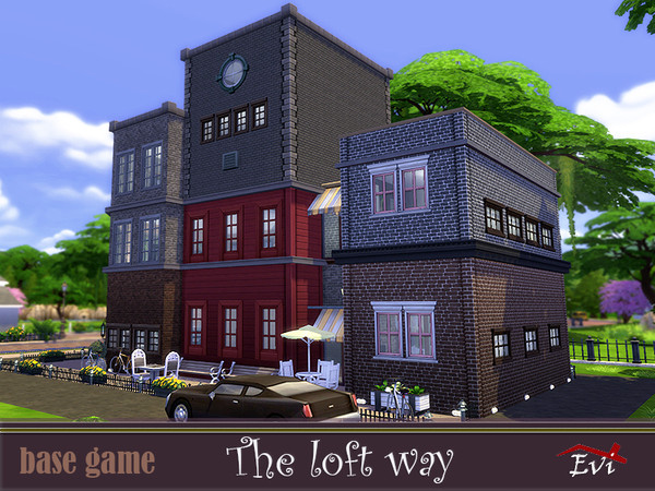 Sims 4 The loft way by evi at TSR