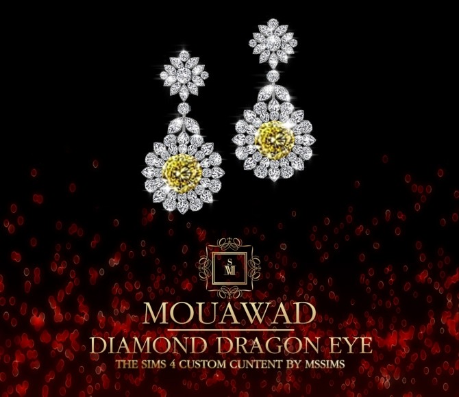 Sims 4 MOAUWAD DRAGON EYE JEWELRY (P) at MSSIMS