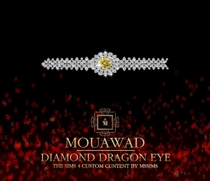 Sims 4 MOAUWAD DRAGON EYE JEWELRY (P) at MSSIMS