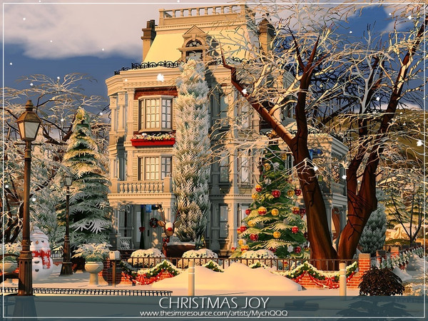 Sims 4 Christmas Joy home by MychQQQ at TSR