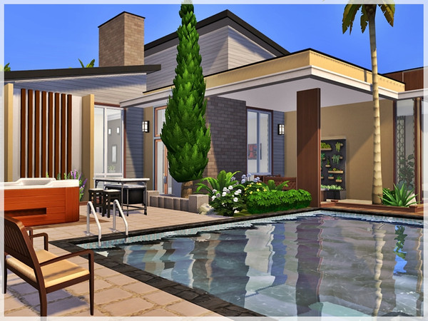 Sims 4 Eveline house by Ray Sims at TSR