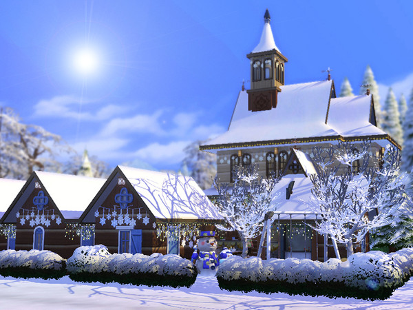 Sims 4 Jaszczurowka market by dasie2 at TSR