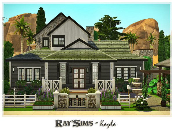 Sims 4 Kayla house by Ray Sims at TSR