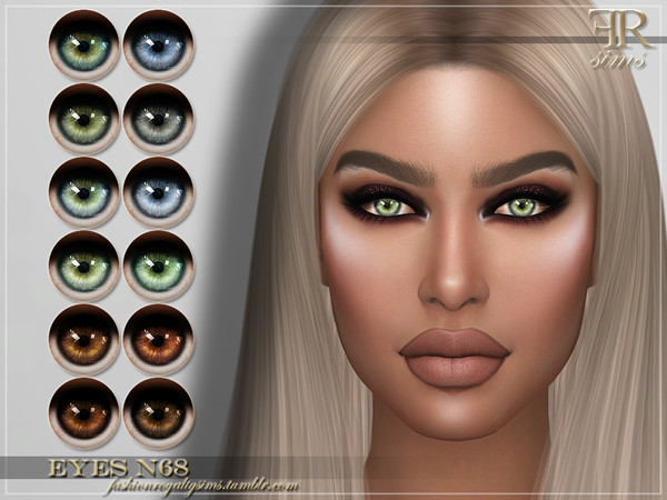 Sims 4 FRS Eyes N68 by FashionRoyaltySims at TSR