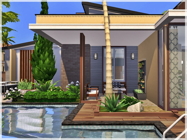 Sims 4 Eveline house by Ray Sims at TSR