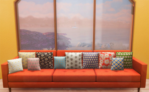 Sims 4 Flower Cushion at Ahri Sim4