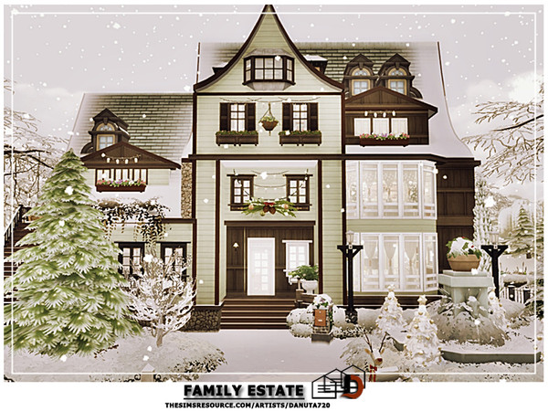 Sims 4 Family estate by Danuta720 at TSR