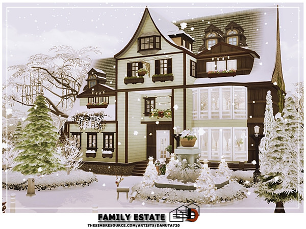 Sims 4 Family estate by Danuta720 at TSR